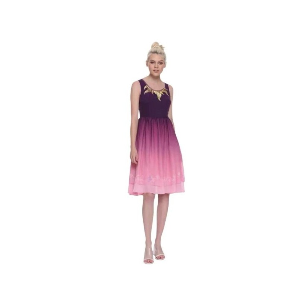 Her Universe Destination Disney Tangled Ombre Dress Rapunzel Corset M
